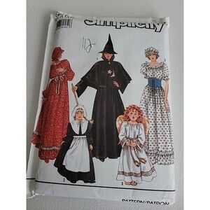 VTG 90s Simplicity Womens Girls Costume Pattern Uncut